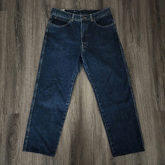 Rare Vintage x Levi Gold Medallion Dark Blue Jean - Picture 6 of 13